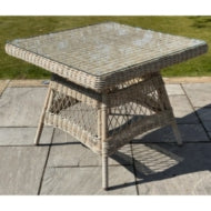 Provence Collection dining set aluminium frame detail