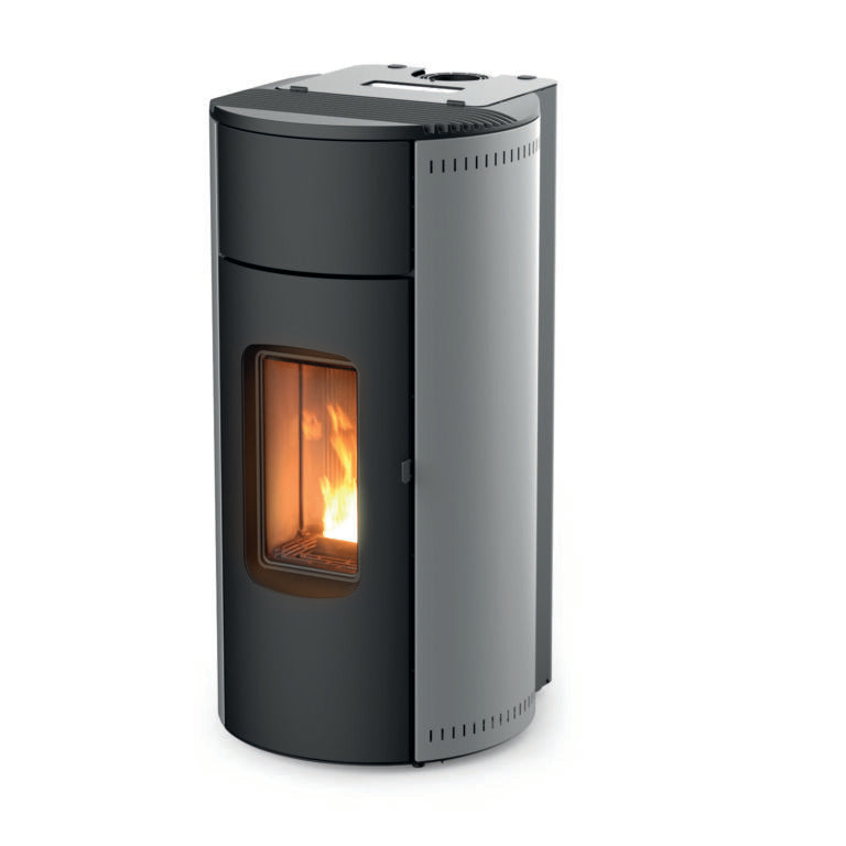 KUNAL Air 8 XUP pellet stove silver finish