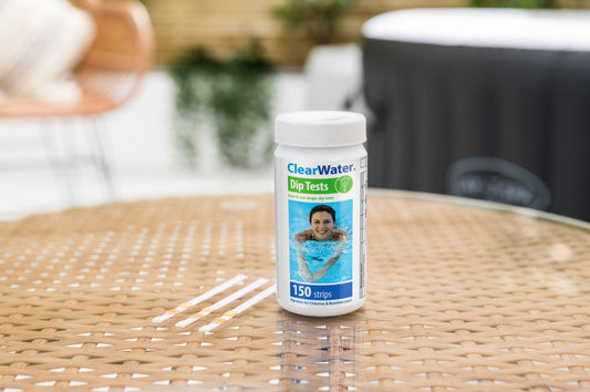 ClearWater 4-in-1 Hot Tub Test Strips – 150 Pack