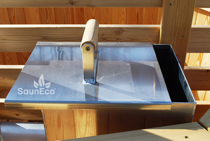 Wood fired hot tub + Siberian Larch + Ø 1.5 meters + for up to 3 people