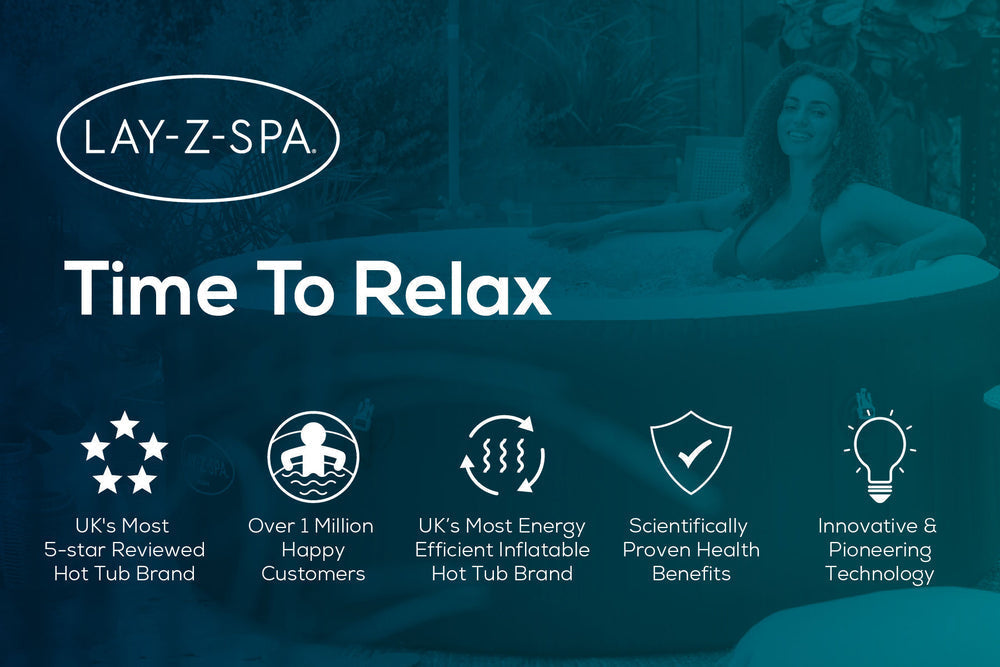 Lay-Z-Spa Paris energy efficient inflatable hot tub