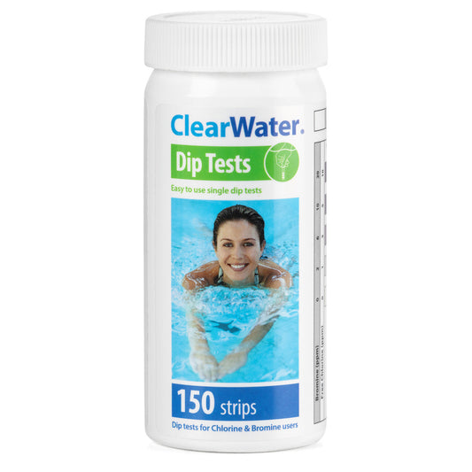 ClearWater 4-in-1 Hot Tub Test Strips – 150 Pack