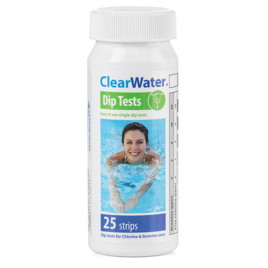 ClearWater 4-in-1 Hot Tub Test Strips – 50 Pack