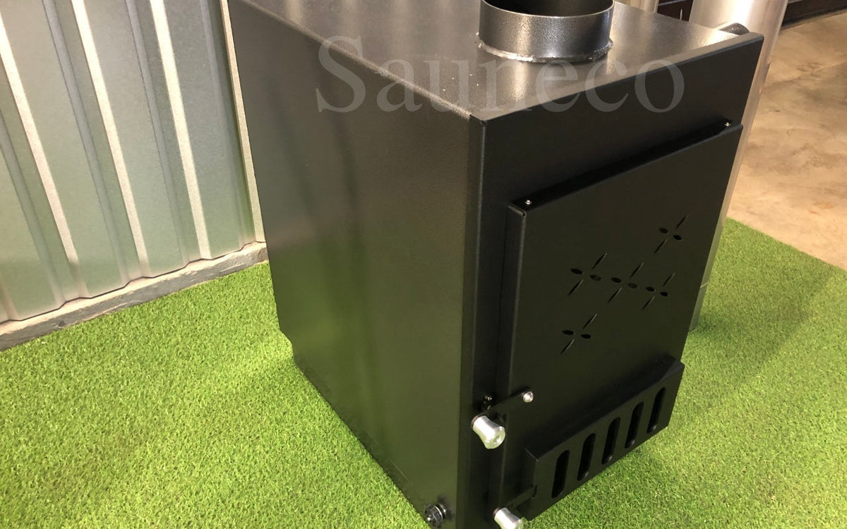 50 kW External Wood-fired Hot Tub Stove (Stainless Steel)