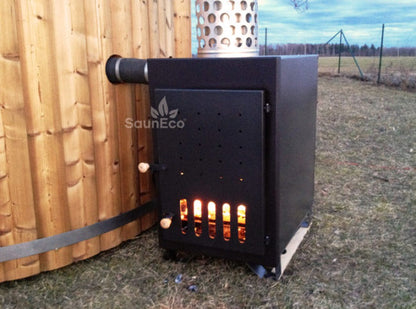 50 kW External Wood-fired Hot Tub Stove (Stainless Steel)