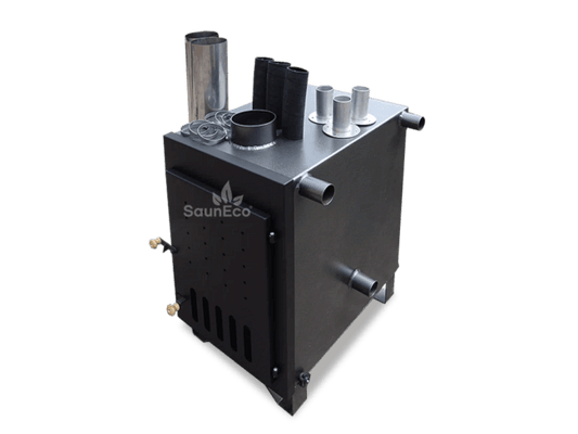 50 kW External Wood-fired Hot Tub Stove (Stainless Steel)