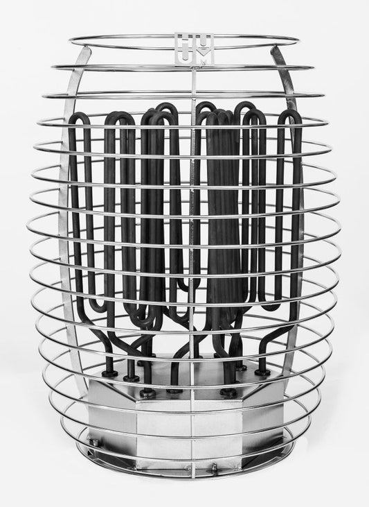 Huum Hive 9kW electric sauna furnace, front view