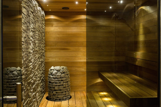 Barrel Saunas Huum Hive 18kW electric sauna heater front view