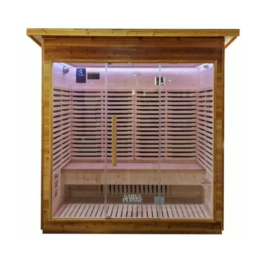 SaunaPlunge Yorkshire Cabin 4-person outdoor infrared sauna