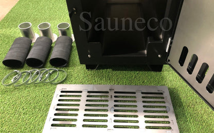 50 kW External Wood-fired Hot Tub Stove (Stainless Steel)
